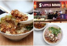Authentic Taiwanese flavours await at 5 Little Bears in Singapore, where you’ll find affordable comfort dishes like braised pork rice and oyster mee sua.