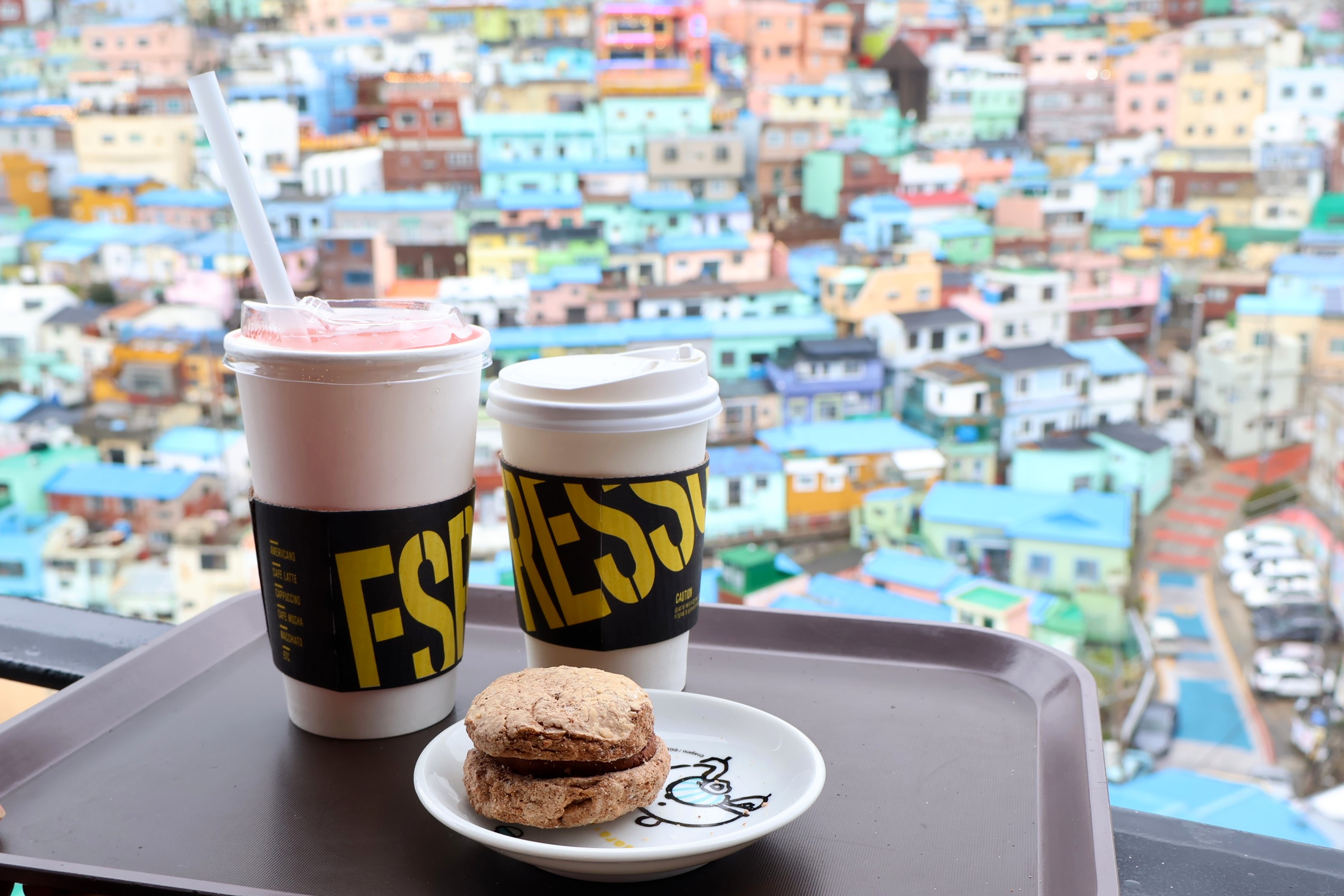 Where to Drink in the Views: Cafe Avant Garde at Gamcheon Culture Village