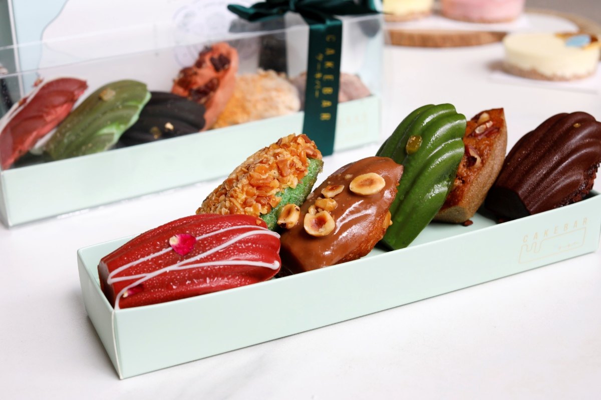 Delight in Variety with Cakebar’s Madeleines and Macarons