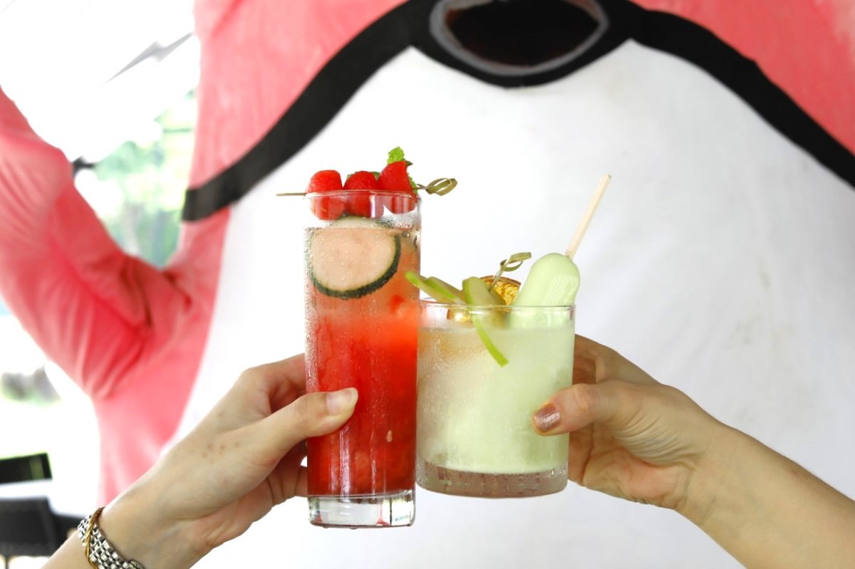 Melona x Green Apple Cocktail at Chingu Dining Korean Restaurant
