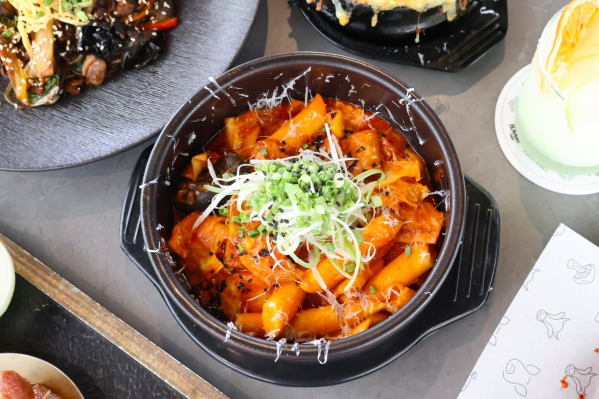 Rosé Tteok-bokki at Chingu Dining Korean Restaurant