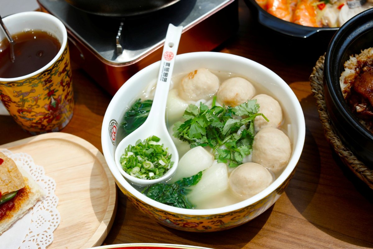 Signature Bursting Meatball with Mixian at GO Unique by GO Noodle House