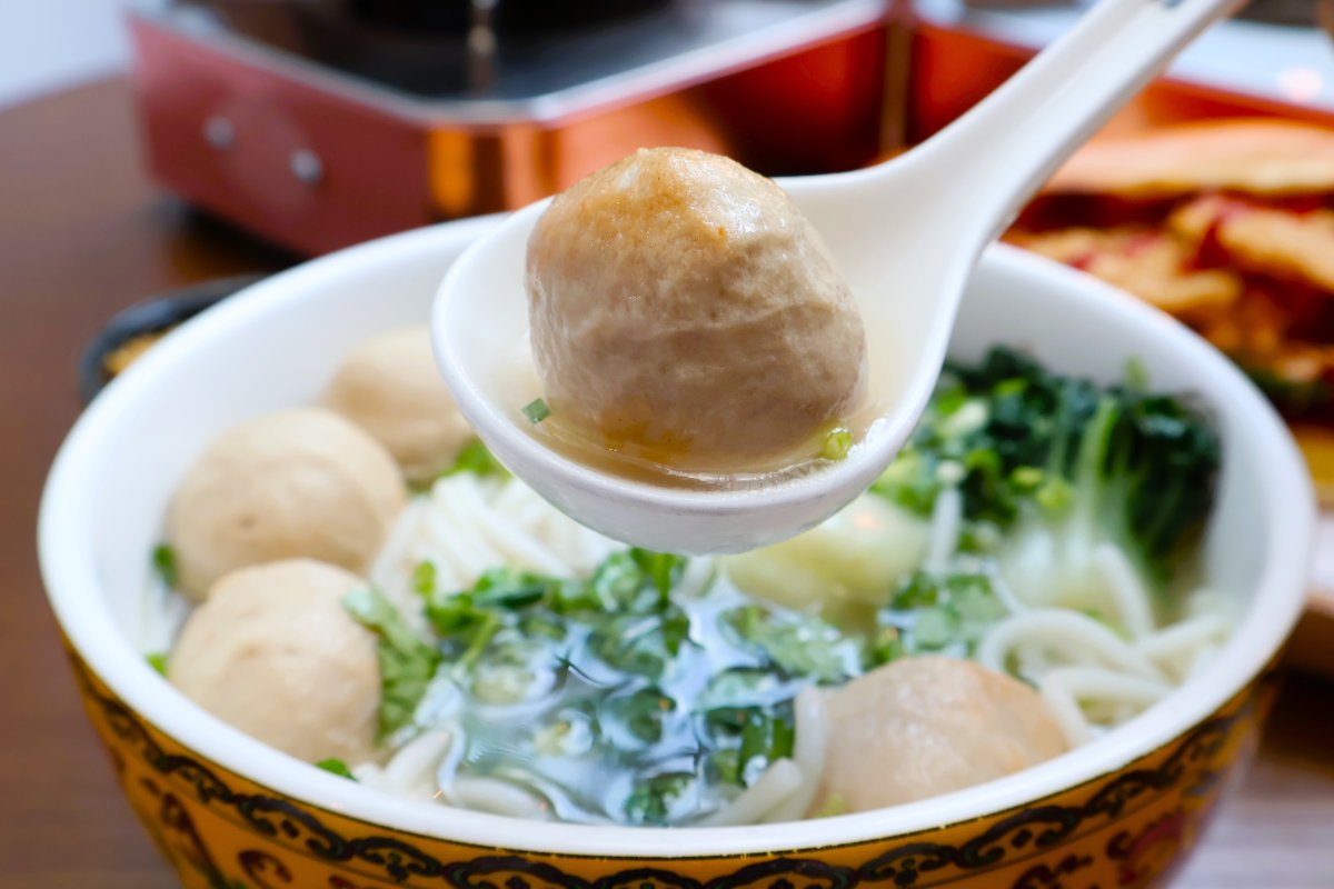 Signature Bursting Meatball at GO Unique by GO Noodle House