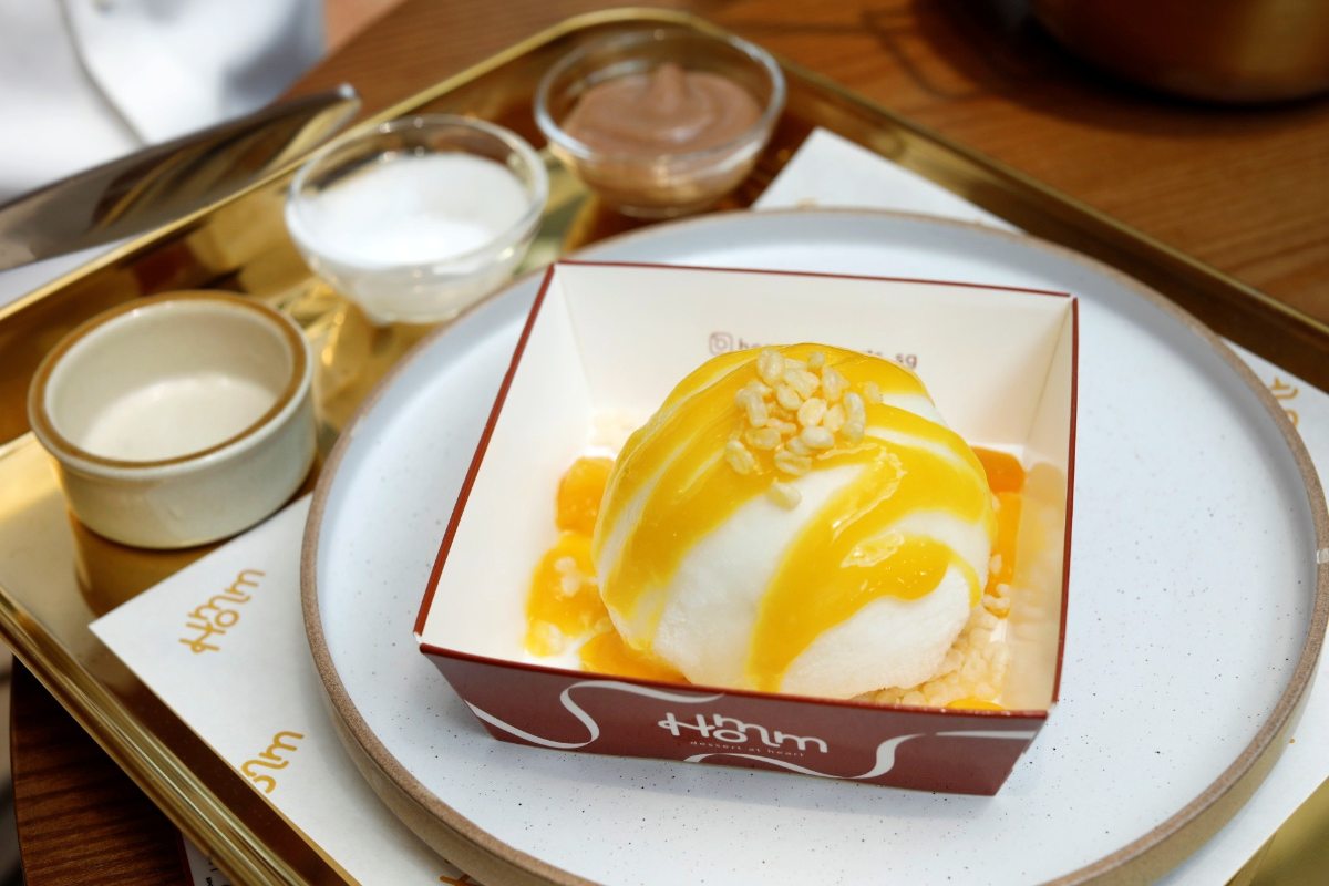 Mango Sticky Rice Mochi at Homm Dessert at Heart Singapore
