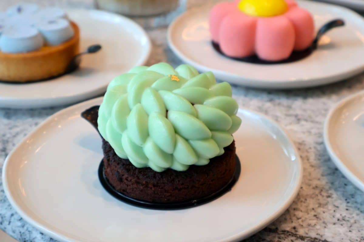Lucine by LUNA’s Mint Chocolate cake with mint ganache and brownie base