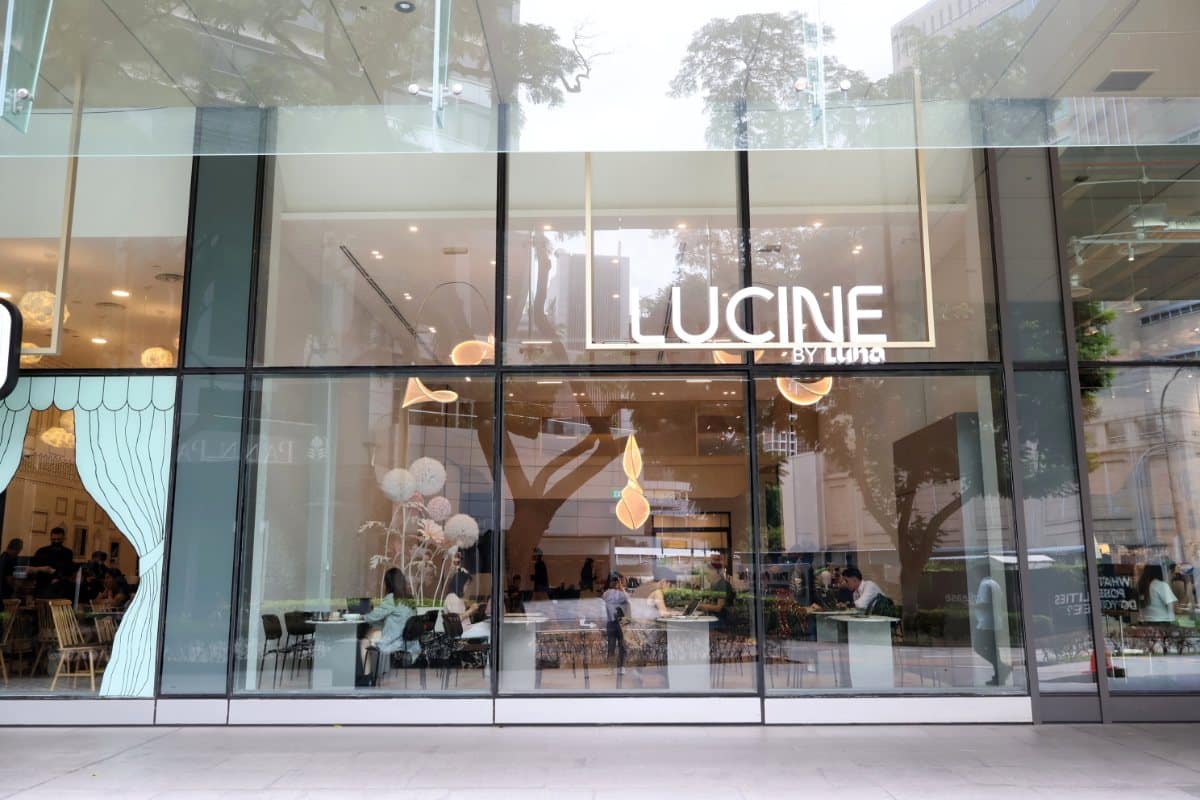 Lucine by LUNA’s bright, modern interior with large windows
