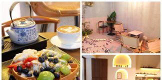 Muyun Café at Tanjong Pagar Plaza—offering refreshing lemon tea, soft waffles, and cosy vibes in a minimalist, relaxed setting. Perfect for a quiet retreat.