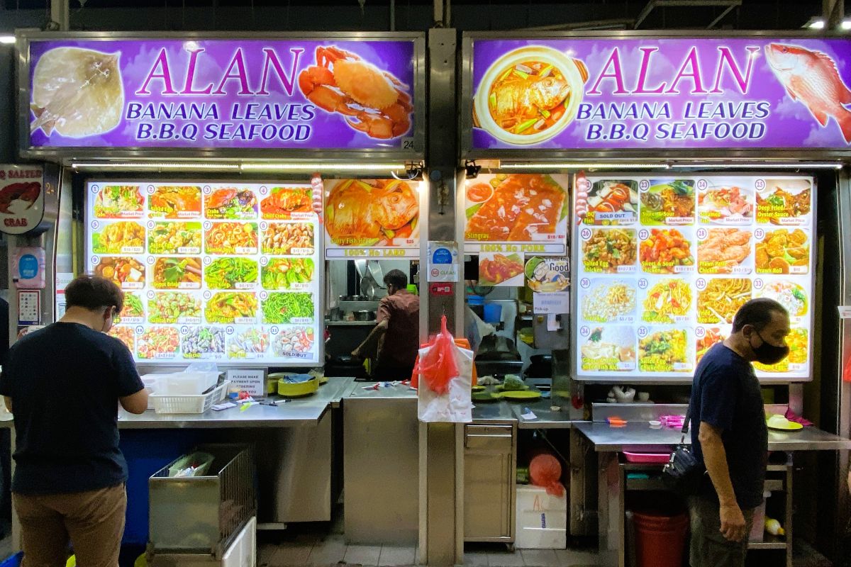 Alan Banana Leaves BBQ Seafood at Pasir Panjang Food Centre