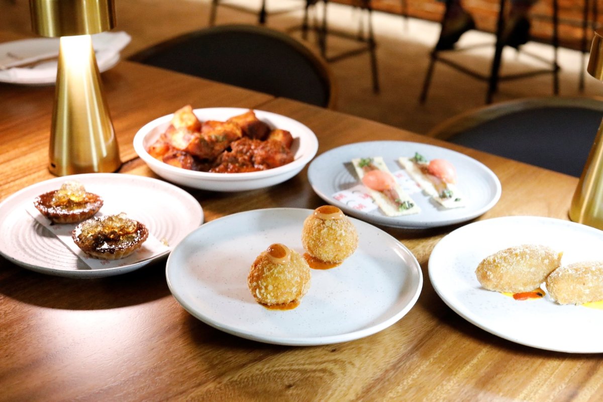 Rich and Creamy Tapas such as Croqueta de Langosta at MoVida Original, Raffles City