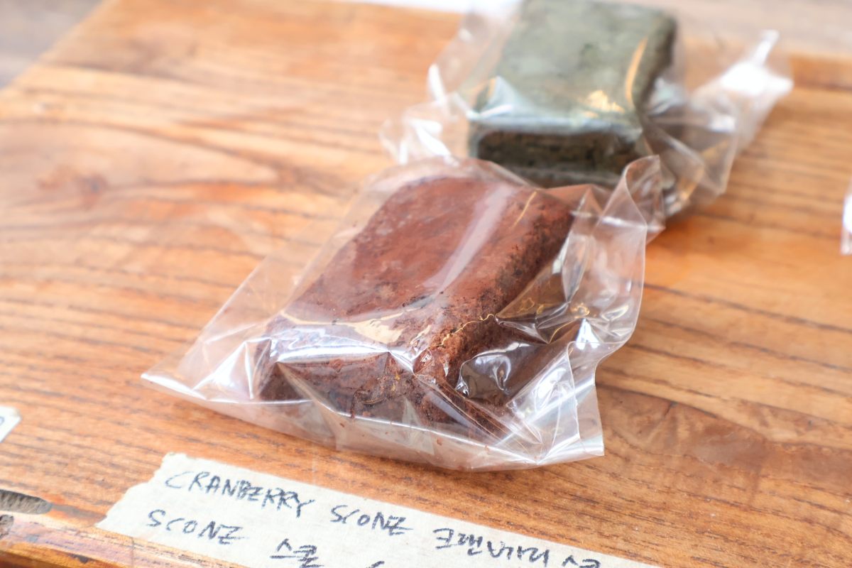 Exploring Raw Coffee Stand’s Simple Menu Such as Cranberry Scones