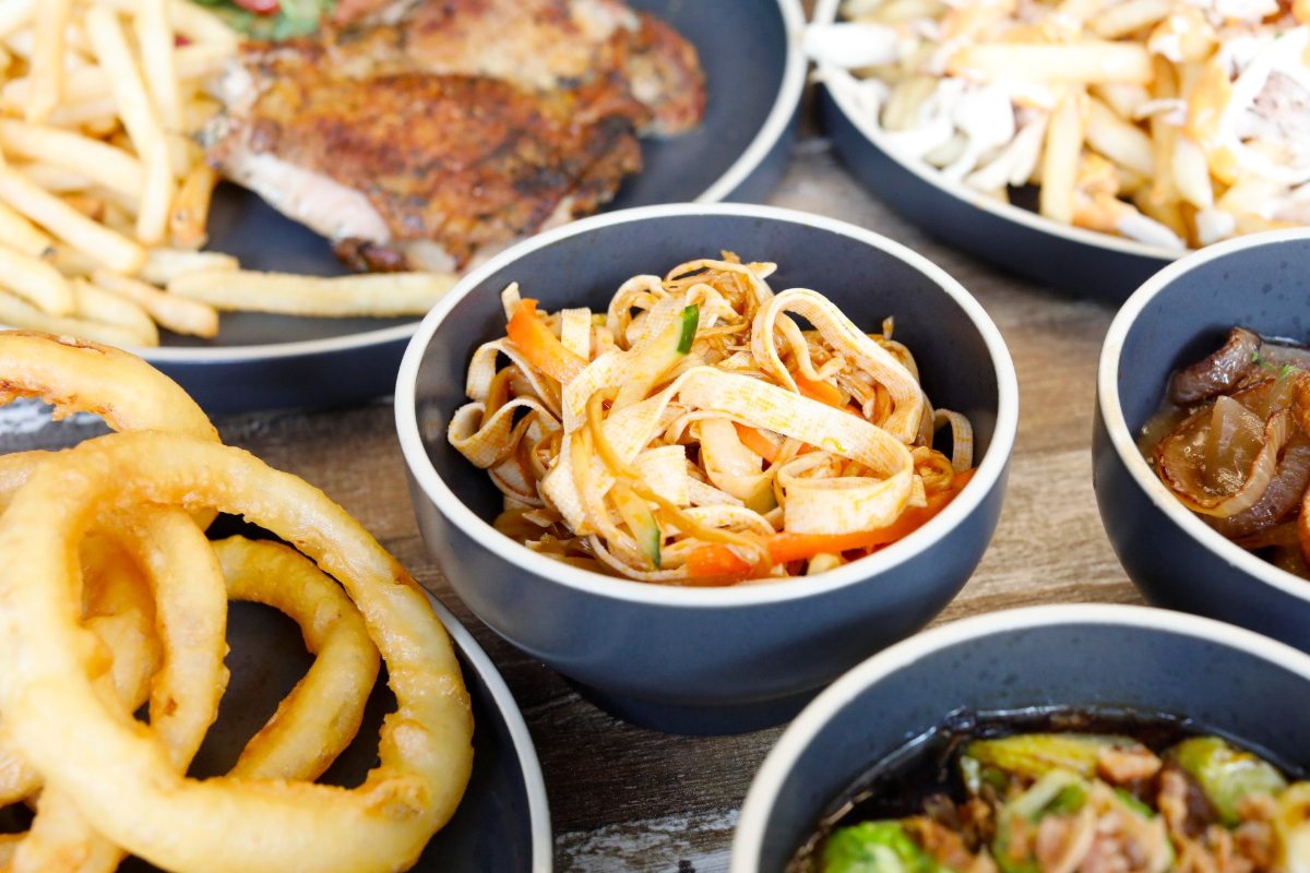 Tofu Skin & Enoki Salad S.O.S Chicken Singapore
