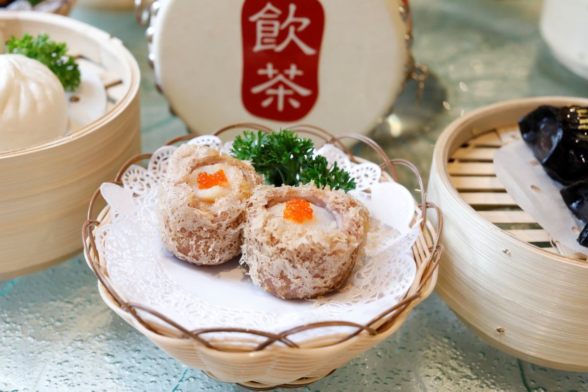 Fried Yam and Scallop from Yum Cha Restaurant Singapore